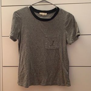 Urban Outfitters initial pocket tee